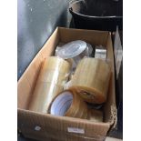 BOX OF ADHESIVE TAPE' ELECTRICAL TAPE AND METAL BACKED TAPE
