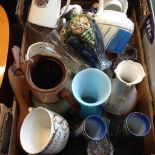 BOX OF POTTERY AND CHINA RTI