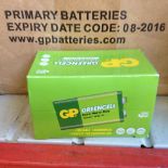 BOX OF PP9 BATTERIES