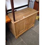 STRIPPED PINE CABINET