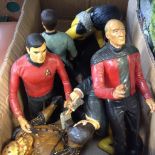 BOX OF STAR TREK FIGURES