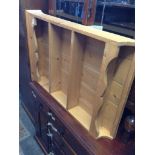 PINE WALL SHELVES. W62CM