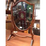 OVAL SWING MIRROR. H60CM