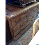 VICTORIAN MAHOGANY CHEST OF DRAWERS