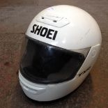 MOTOR CYCLE CRASH HELMET ( WHITE)