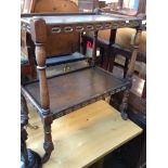 OAK TWO TIER TROLLEY