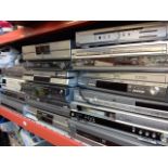 LARGE QUANTITY OF DVD/VHS MACHINES (AS FOUND - NOT PAT TESTED)