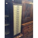 BISLEY METAL FILE DRAWERS. W28CM