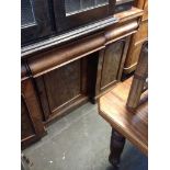 VICTORIAN MAHOGANY SIDEBOARD BASE. W152CM