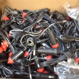 BOX OF CAR CIGARETTE CHARGERS
