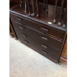 A CHEST OF 4 DRAWERS