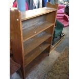 OAK BOOKSHELVES. W92CM