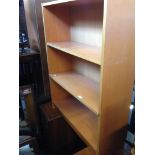 AN OPEN BOOKCASE