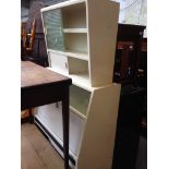 PAINTED KITCHENETTE AND WALL CABINET