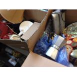 2 BOXES OF HOUSEHOLD ITEMS