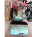 AN OLD HAYTER PETROL LAWN MOWER