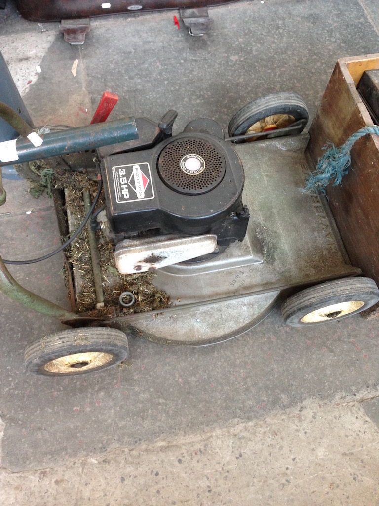 A HAYTER PETROL LAWN MOWER