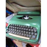 A CASED TYPEWRITER