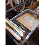 A CRATE OF VINYL LPS