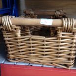 2 WICKER BASKETS