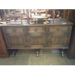 PANELLED OAK SIDEBOARD