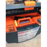 A LARGE TOOLBOX AND TOOLS