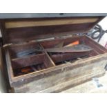 PINE TOOL CHEST AND CONTENTS LFO