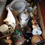 BOX OF ORNAMENTS ETC K1