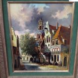 SCHREUDER. OIL OF AMSTERDAM30CM X 26CM