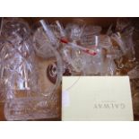 BOX OF GLASSWARE RTI