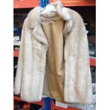 LADIES SIMULATED FUR JACKET