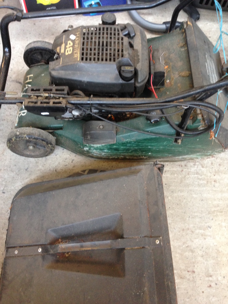 A HAYTER PETROL LAWN MOWER