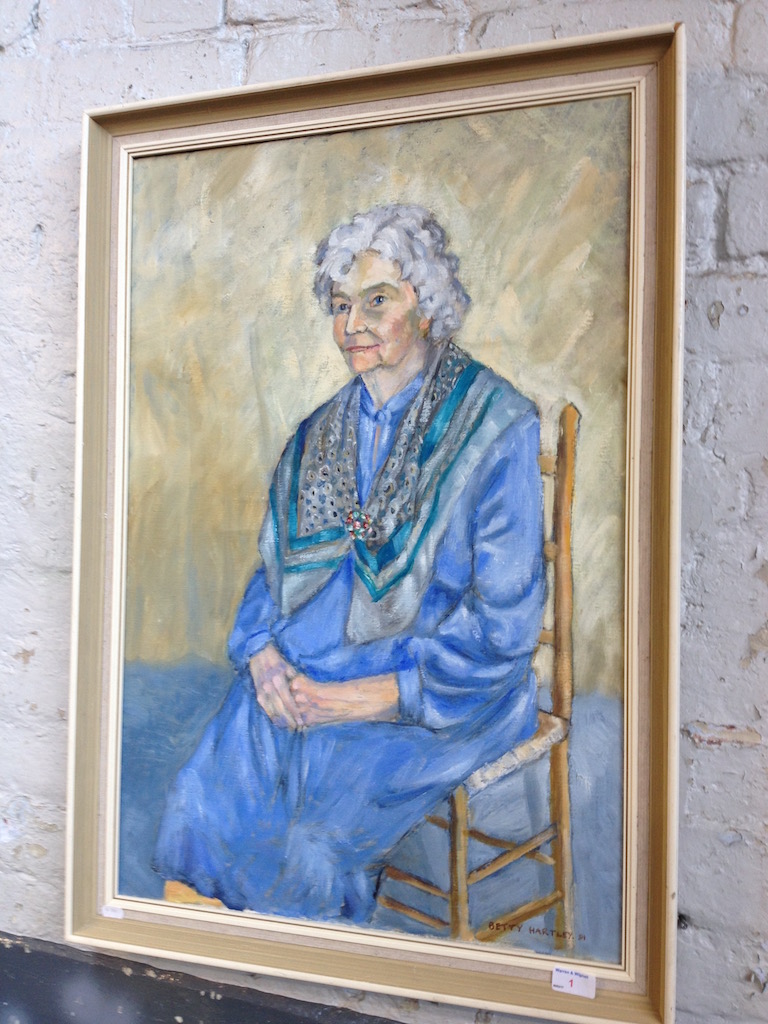 OIL PAINTING OF A LADY