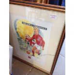 A 1966 WORLD CUP SIGNED PRINT