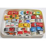 18 Corgi Toys comprising Ison Bros Racing Wild Honey, Lotus Elan S2, Mangusta Detomaso, Ferrari