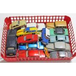 15 Dinky Toys comprising 344, Humber Hawk, Ford Zephyr, Rolls Royce Silver Wraith, Panhard 24, Dublo