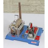 A Wilesco D20 stationary steam engine, length 34.5cm. CONDITION REPORT - unboxed, used and a