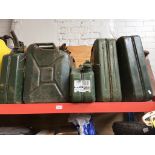 5 PETROL JERRY CANS