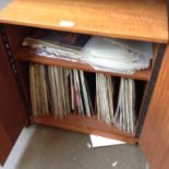 TEAK RECORD CABINET OF LPS T4