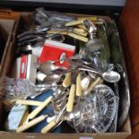 LARGE BOX EPNS AND CUTLERY T4