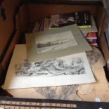 BOX OF PRINTS AND BOOKLETS E1