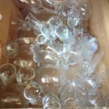 BOX OF GLASSWARE E2