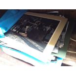 PILE OF UNFRAMED PHOTOGRAPHS