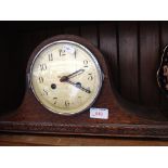 OAK CHIMING MANTEL CLOCK