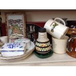 VARIOUS POTTERY AND BOXED GLASS H4