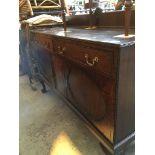 A 1920S MAHOGANY SIDEBOARD