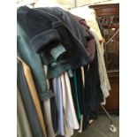 HALF RACK OF GENTS CLOTHING