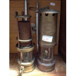 2 MINERS LAMPS