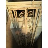 2 PIECES OF WROUGHT IRON