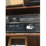 JVC STEREO CASSETTE DECK & TECHNICS CASSETTE